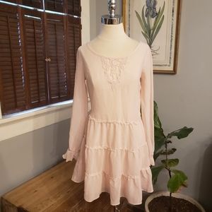 Pale pink Boho Dress